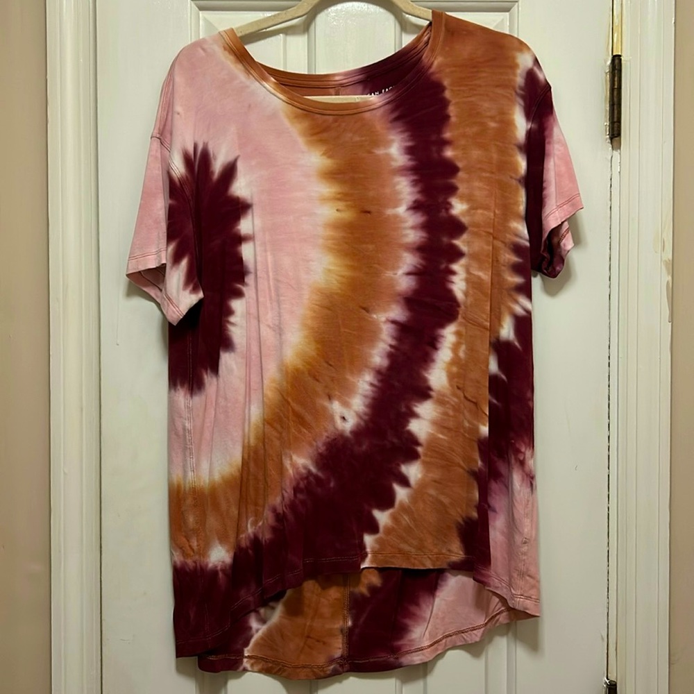 American Eagle Tie Dye Tunic Shirt Size S